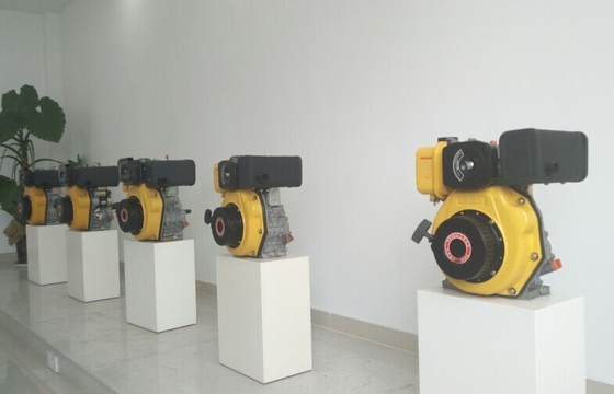 8kw 1500rpm Mesin Diesel Portabel Single Cylinder CE Sertifikasi ISO