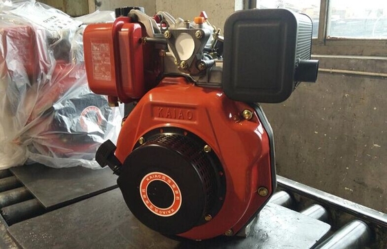 Mesin Diesel Silinder Single Single 8.2kw Anticlockwise Face Untuk Output Arah Rotasi Poros