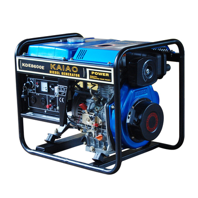 Generator Diesel Kerangka Terbuka dengan Silinder Tunggal Listrik Model NO.KDE8600E
