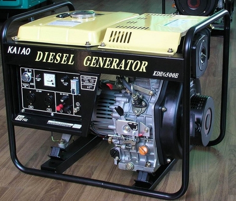 Generator Diesel Kerangka Buka Silinder Tunggal 5KW 50HZ Model KDE6500X