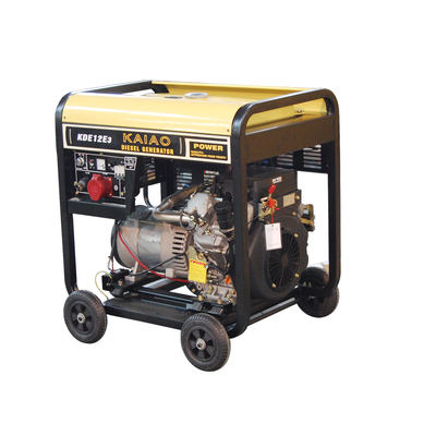 13.7A Generator Diesel 10000 Watt Profesional Bingkai Terbuka Sertifikasi CE ISO