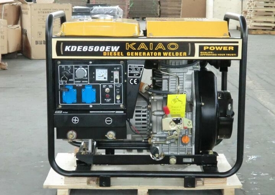 Open Frame Diesel Welder Generator 50hz 200A 3000rmp Dengan Electric Starter