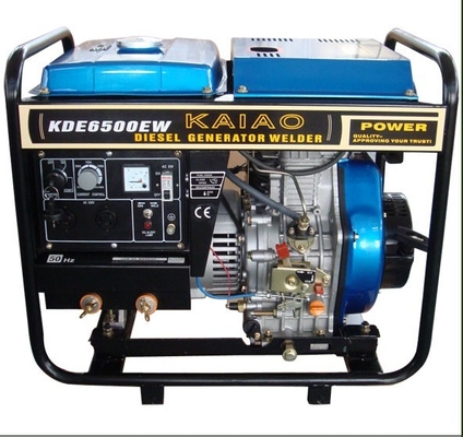 Open Frame Diesel Welder Generator 50hz 200A 3000rmp Dengan Electric Starter