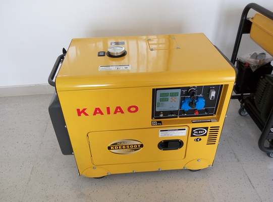5000W Small Diesel Backup Generator Residential With Digital Panel Board