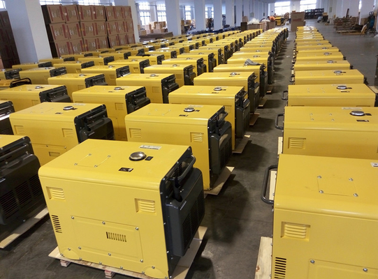 Unit Generator Diesel Berkualitas Profesional Berkualitas 5KW Untuk Sekolah