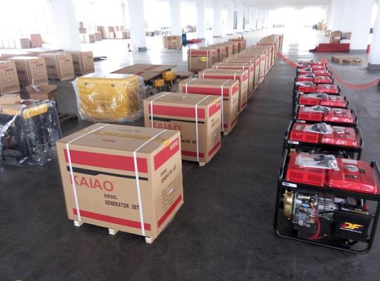 Generator Diesel Kompak, 5KW AC Electric Start Generator Dengan Air-dingin Profesional