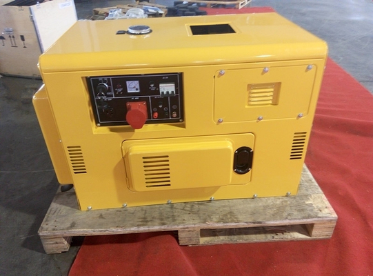 KDE12T 8KW portabel Miniatur Diesel Generator, Diesel Engine Generator Set Dengan Electric Starting