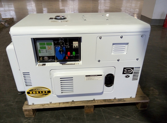 KDE12T 8KW portabel Miniatur Diesel Generator, Diesel Engine Generator Set Dengan Electric Starting