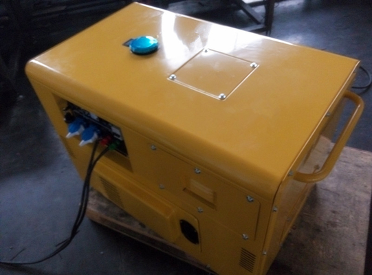 KDE12T 8KW portabel Miniatur Diesel Generator, Diesel Engine Generator Set Dengan Electric Starting