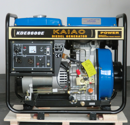 Model KDE8600E KAIAO Merek 6kw Diesel Generator Set