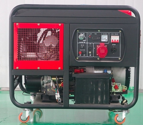 Mesin 2 silinder 10kva 10kw diesel generator dengan roda