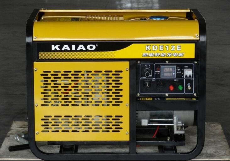 3000 rpm Double Cylinder 10KW Diesel Generator, Open Type Diesel Generator