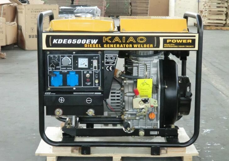 2.2kva 3600rmp Diesel Generator Welder, Mesin Pengelasan Motor Generator KDE6500EW