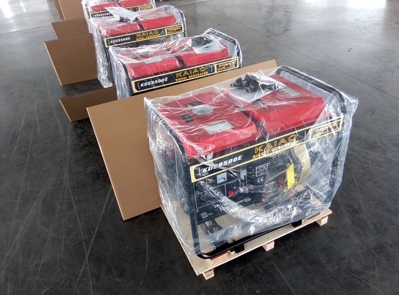 Generator Diesel Kompak, 5KW AC Electric Start Generator Dengan Air-dingin Profesional